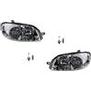 Johns Fari alogeni adatti per Fiat Punto 188 03-04 con H1 H7 Set Sinistra Destra