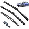 Autopixl Set spazzole tergicristallo anteriore e posteriore compatibile con Alfa Romeo Giulietta 940 2010-2020 parabrezza parabrezza 241814