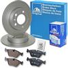 Generico ATE Set di freni per asse posteriore + dischi freno posteriori ¯ 251,5mm completi e pastiglie freno posteriori Compatibile con FIAT BRAVO 2 (198_), MULTIPLA (186_), STILO (192_), LANCIA DELTA 3 (844_)