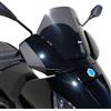 4moto Parabrezza scooter sport 27 centimetri per piaggio x7 - x7 EVO 125-250 - 300 IE 2008-2014 Nero chiaro prodotto da Ermax