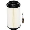 Carkio Filtro aria con candela di accensione per Polaris Sportsman Scrambler 400 500 550 600 700 800 1000 ATV Quad Sostituire 7080595 7082101