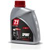 BRIXIAMOTO MALOSSI 76 8231B Olio Motore 7.1 2T SPORT ENGINE 1L per Miscelatore Separato, Compatibile con Suzuki, Honda, Yamaha, Piaggio, Italjet, Kymco, Benelli