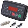 Jeffergarden Controller del Gruppo Elettrogeno, Materiale ABS, Funzione di Arresto Avvio Automatico, Display LED, per Piccoli Generatori a Benzina