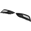Artudatech Griglia paraurti Anteriore S4 Style Fog Light Cover Grille Fit for Audi A4 B8.5 2013-2015 Standard Bumper (No Logo)