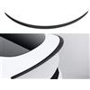 Ywooon Spoiler in Vera Fibra di Carbonio per Tesla Model 3 Spoiler opaco per baule posteriore per Tesla 3 2016-2023 Accessori (Vera Fibra di Carbonio Opaca)