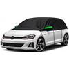 generico mezza copertura auto Compatibile con Suzuki Swift Sport 2012-2016,impermeabile resistente alla neve e al sole adatto a tutte le stagioni telo copriauto（black）