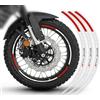 AZgraphishop ADESIVI PER 2 CERCHIONI COMPATIBILE CON BENELLI TRK 702 X FM-CI-011 (Pearl White)