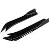 SUTVCM Minigonne laterali auto Per Mercedes Per Benz Classe C W204 C63 2007-2014 Auto Paraurti Posteriore Splitters Grembiuli Tronco Labbro Spoiler Canard Wing Diffusore Wrap(Nero lucido)