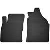 Wielganizator Tappetini in gomma anteriori per Nissan Qashqai J10 I (2006-2013) Crossover, set da 2 pezzi, solo anteriori, migliore vestibilità rispetto ai tappetini universali, colore nero