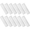 Gatuida Etichette Plastificate in Pvc Trasparente Impermeabili, 25 Pezzi Tasche Adesive per Etichette per L'organizzazione di Cassetti e Archivi