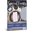 FAVINI A69U174 cartoncino Metallizzato Special Events Argento 250 gr/m2 A4 (21x29,7cm) Risma da 10 Fogli Finitura Perlescente Ideale per Eventi Speciali Made in Italy