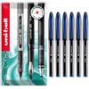 uni-ball Air Micro UBA-188-M - Penna a sfera a punta fine, 0,5 mm, in confezione regalo, confezione da 6, colore: blu