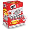 Pritt Rullo di correzione Compact Flex con punta flessibile e funzione push-pull, scrivibile immediatamente, larghezza circa 4,2 mm, lunghezza 10 m, set 16 rulli