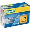 Rapid Graffette 21/4, scatola da 5.000 punti metallici