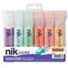 A.N.S International NikOffice - Evidenziatori Colori Pastello 36NIK036 - Conf. 6 pz