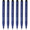 Pilot - Set di 6 pennarelli a disegno Drawing Pen 08, nero dimensioni del Tracciato: 0,80 mm