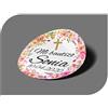 CrisPhy - Adesivi personalizzati per comunione o battesimo, con nome e data, etichette adesive per inviti, matrimoni, fidanzamenti, compleanni, feste, vintage, timbri