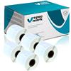specmark 5 Rotoli di etichette compatibili con DYMO 99014 54mm x 101mm S0722430 220 Pezzo compatibile con tutte le stampanti di etichette Label-Writer 450 4XL Seiko-SLP