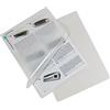 Cancelleria 100 POUCHES PLASTIFICATRICE A7 80x110 MM 125 MICRON X LATO 250 micron PLASTICA