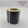ETIKTECH Etichette adesive nere opache, confezione da 6 bobine (900 etichette), identificazione ufficio, logistica, casa e cucina (60 x 40 mm)