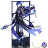 Generic 1 segnalibro in metallo con personaggi Natlan di Genshin Impact, con catena, per appassionati di videogiochi (Flins)
