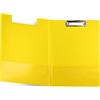 Netuno 1 raccoglitore per portablocco, formato A4, con clip, colore giallo, DIN A4, con coperchio, morsetto in metallo, in plastica, cartella portadocumenti