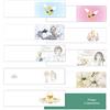 kamiustore Bigliettini Prima Comunione bimbo/bimba personalizzati con Nome e Data - in set da 20, 50, 100, pezzi (50 bigliettini)