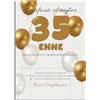 Printerland Certificato Compleanno migliore 35 anni Formato A4 Idea regalo Speciale premio Riconoscimento Attestato diploma sorpesa originale (35 anni)