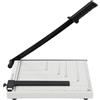 Mediawave Store Tagliacarte A4 Professionale a Leva - Ghigliottina per Carta con Righello, Griglia Calibrata, Blocco Sicurezza - Taglio Preciso per Ufficio, Scuola e Hobby