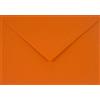 Netuno 25 Buste Colorate Arancione per Lettere e Partecipazioni - Formato C6 114 x 162 mm, 115g Sirio Color Arancio - Carta Colorata per Inviti Compleanno Matrimonio