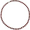eleewoo Personalised Initial Choker Necklace for Women Magnetic Clasp, Collana in Corniola Naturale 6mm, Cubo Iniziale Acciaio Inox, Chiusura Magnetica, Regalo Donna 50cm
