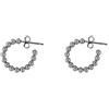 Moun Jewels Orecchini hoops a palline Ø 15 mm