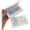 Generico Bomboniera Scatola aprifesta personalizzata con 3 cioccolatini per tutti gli eventi | Dimensione 12x7cm | ideale per battesimi, Comunione, Cresima, Laurea e Matrimonio