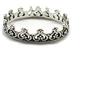 Empress Jewelry Anello in argento solido 925 Corona R001927 Empressjewellery