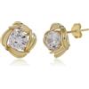Meissa Orecchini Donna Argento 925 Orecchini Acciaio Chirurgico Orecchini Rosa Bambina Orecchini Anallergici donna Gioielli Regalo Matrimonio Anniversario per Lei, Oro