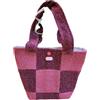 C'era una volta un filo Borsa glitter a quadri handmade