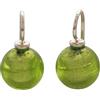 Orecchini in vetro di Murano, verde chiaro