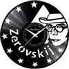 Generic Fusorario Orologio in Vinile da Parete LP 33 Giri Silenzioso Idea Regalo A Tema caricatura somigliante Renato zero ok 2019