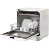 Generic Lavastoviglie da banco intelligente portatile con serbatoio dell'acqua integrato, controllo touch, display a LED, purificatore di frutta e verdura, perfetta per la cucina di casa