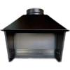 Generico Cappa per costruzione barbecue con pareti laterali L 82 X P 54,5 X H 73 cm uscita fumi 25 cm