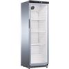 Ristoattrezzature Armadio frigo refrigerato in acciaio inox 1 anta in vetro 400 lt ventilato +0 +10 °C - ZX