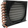 Generico Condensatore for frigorifero congelatore con ventola Tubo in rame Evaporatore for radiatore quadrato aletta in alluminio raffreddato ad aria 1PC(1 4HP thin 2.2)