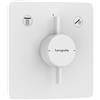 hansgrohe DuoTurn Q - Rubinetto per doccia incasso per 2 utenze, Miscelatore monocomando per iBox universal 2, bianco opaco