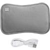 Dorccsi Borsa Dell'acqua Calda Elettrica Con Copertura in Flanella 3 Impostazioni Di Calore Borsa Dell'acqua Calda Ricaricabile Tramite Usb Pieghevole Borsa Dell'acqua Calda Ricaricabile Scaldaletto Lavabile