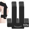 NELLHOMY 8 Nastri Kinesiotapes Pretagliati per ginocchio，Nastro Kinesiotapes Sport Tape Ginocchio,Impermeabile ed Elastico,Tape Sportivo per Dolori al Ginocchio e Supporto