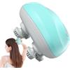 Ahuuen Massaggiatore Elettrico Per Cuoio Capelluto E La Crescita Dei Capelli - per Rilassamento dello Stress e Massaggio Rilassante | Strumento Manuale Portatile per Pulizia Scrub Relax Antistress