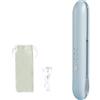ZVD Mini Piastra Per Capelli,Piastra Capelli Da Viaggio,Portatile Piastra Riscaldante Senza Fili,Hair Straightener In Ricaricabile Con Temperature 3 Livelli Per Stili Ricci E Lisci (Blu)
