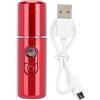 kaisudiAP Nano Mist Sprayer Idratazione profonda USB portatile Umidificatore per il viso Strumento di bellezza per la cura della pelle (Rossa)