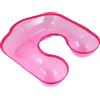 COLLBATH Vassoio Rosa in Permanente Plastica da per Professionale e Salone Collo Supporto Parrucchiere e Uso Domestico