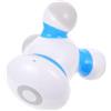 LALADEFIEE Massaggiatore Manuale Mini Triangolare Blu 9,5x9,5x9cm ABS | Impugnatura Ergonomica a Tre Gambe, 1 Pezzo, per Schiena Alta, Piedi, Centri Benessere, Viaggio